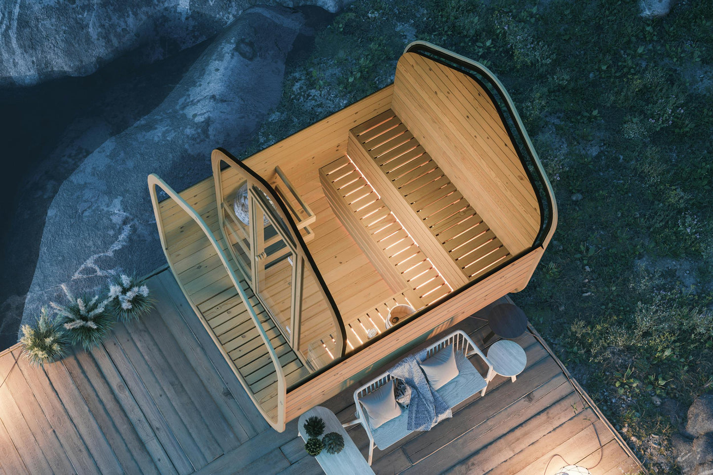 Polhus Sauna Grindavik 6.5m² – Garden Sauna for 4-6 People