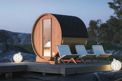 Barrel Sauna Edda 4 person garden barrel sauna
