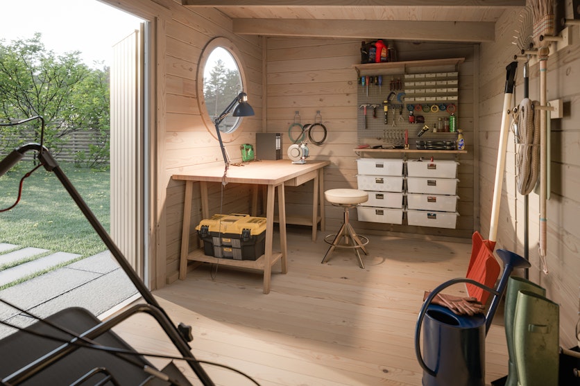 Signe Storage Shed 13m² | Double Doors
