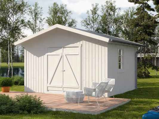 Storage Shed Göte 14m2 garden building exterior