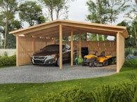 Carport Bosse Double side angle view