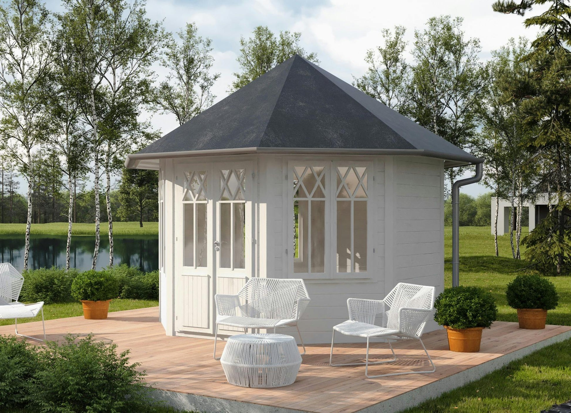 Gazebo Carmencita with 4 windows