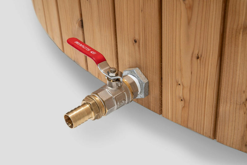 Hot Tub Original | 5–6 Person Wooden Hot Tub with Direct-Acting Wood-Burning Stove