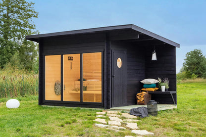Sauna Hannu 10.5m² Timber Cabin 6-8 Person