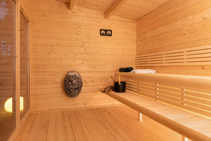 Sauna Hannu 10.5m² Timber Cabin 6-8 Person