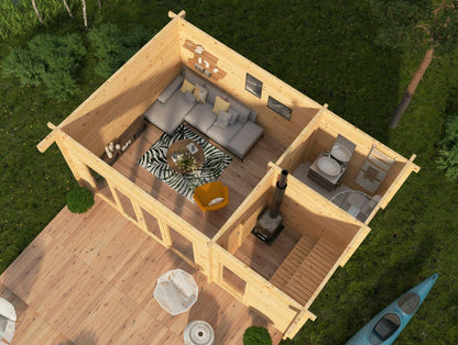 Garden House Adrian interior living area