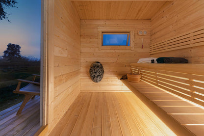 Sauna Jussi interior layout view