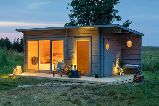 Sauna Henri – Panoramic Log Sauna 6-8 People