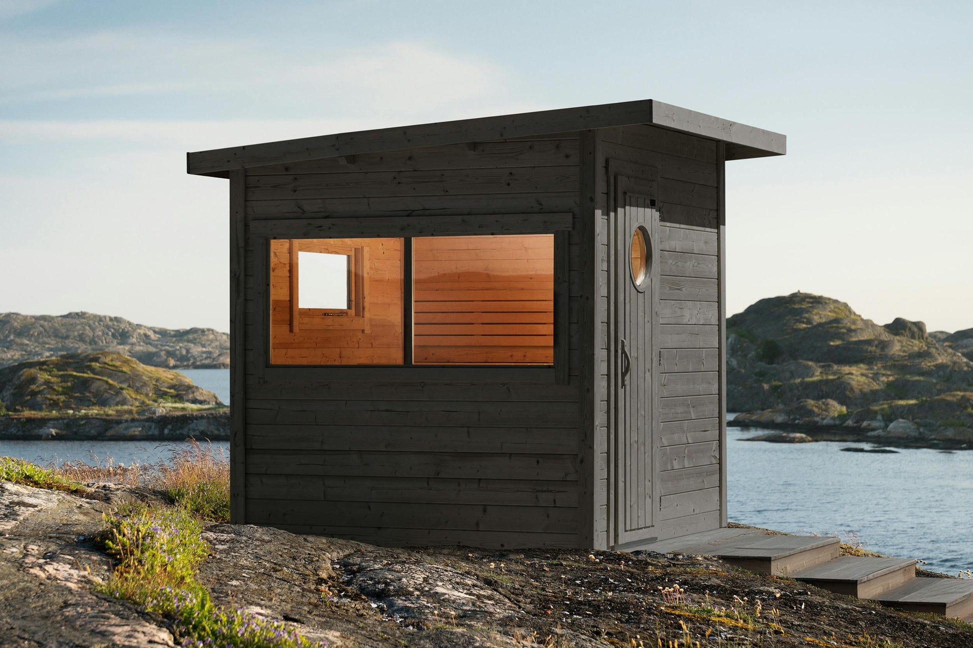 Sauna Ritva exterior garden sauna