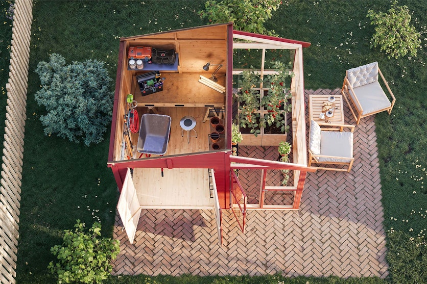 Polhus Ernst Greenhouse Interior Plant Space
