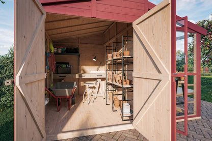 Polhus Ernst Shed Storage Double Doors