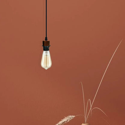 10Pack Rustic Red Pendant Light,E27 Lamp Holder Hanging Light,PVC Cable~4248