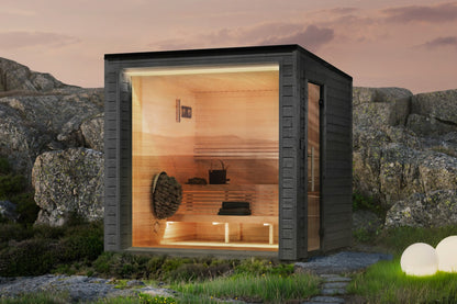 Plahus Sanna Panoramic Garden Sauna