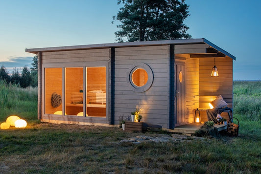 Sauna Jari – 6-8 Person Outdoor Log Cabin Sauna