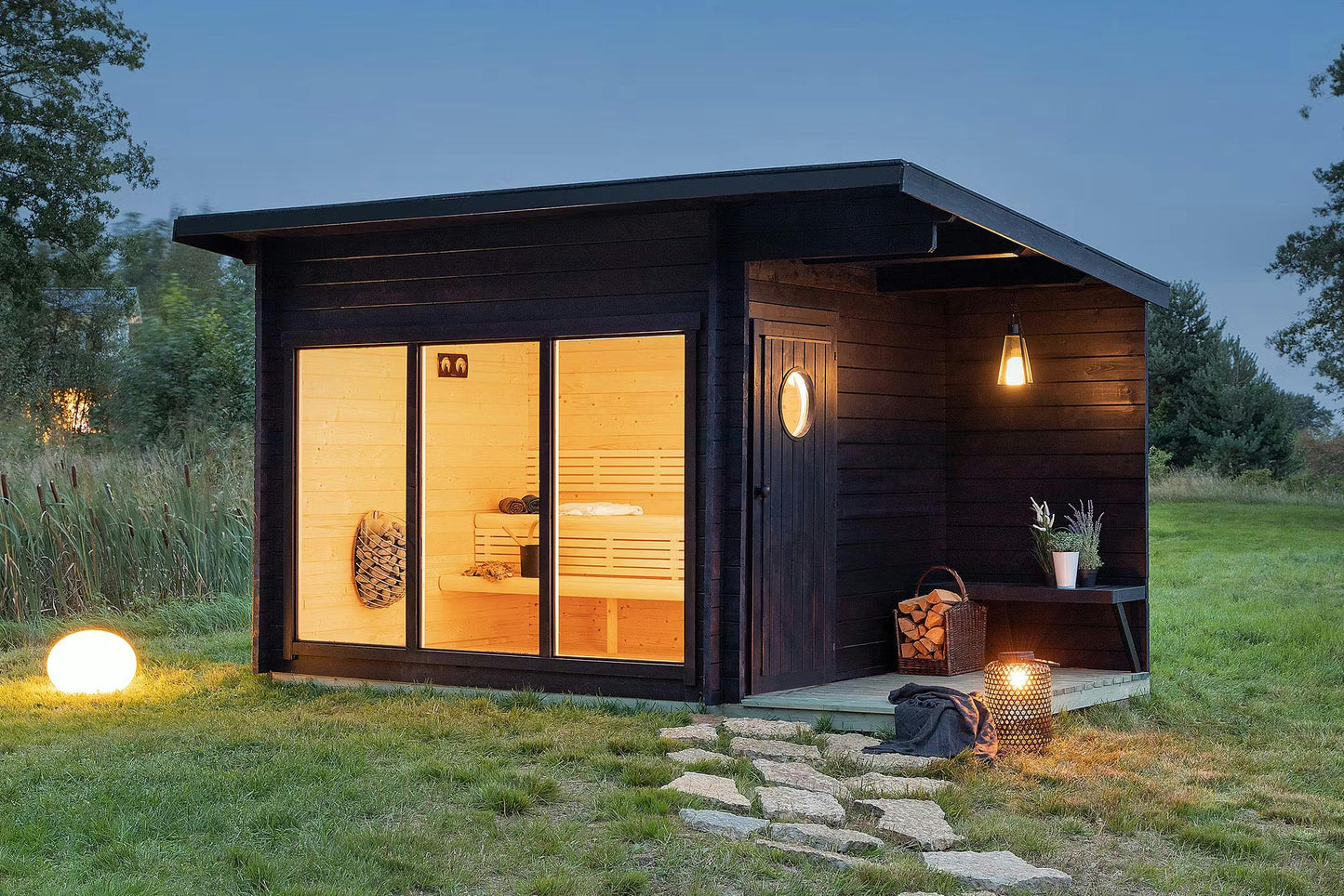 Sauna Hannu 10.5m² Timber Cabin 6-8 Person