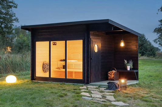 Sauna Hannu 10.5m² Timber Cabin 6-8 Person