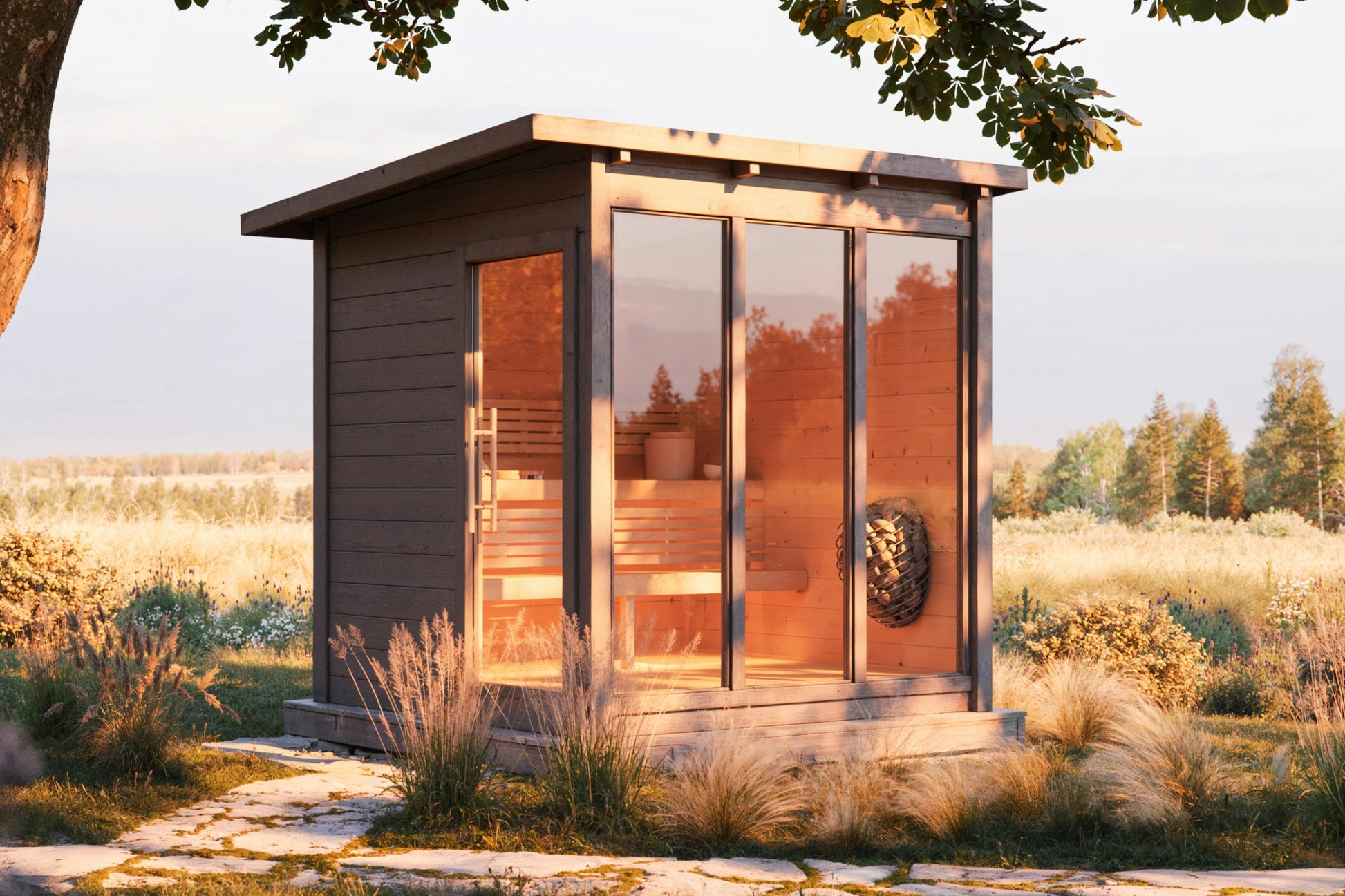 Sauna Irja exterior garden sauna