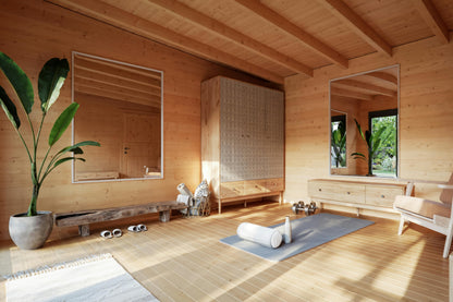 Sauna Aron interior relaxation area