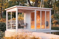 Sauna Tuuli | Polhus 9m² Spruce Sauna with Veranda