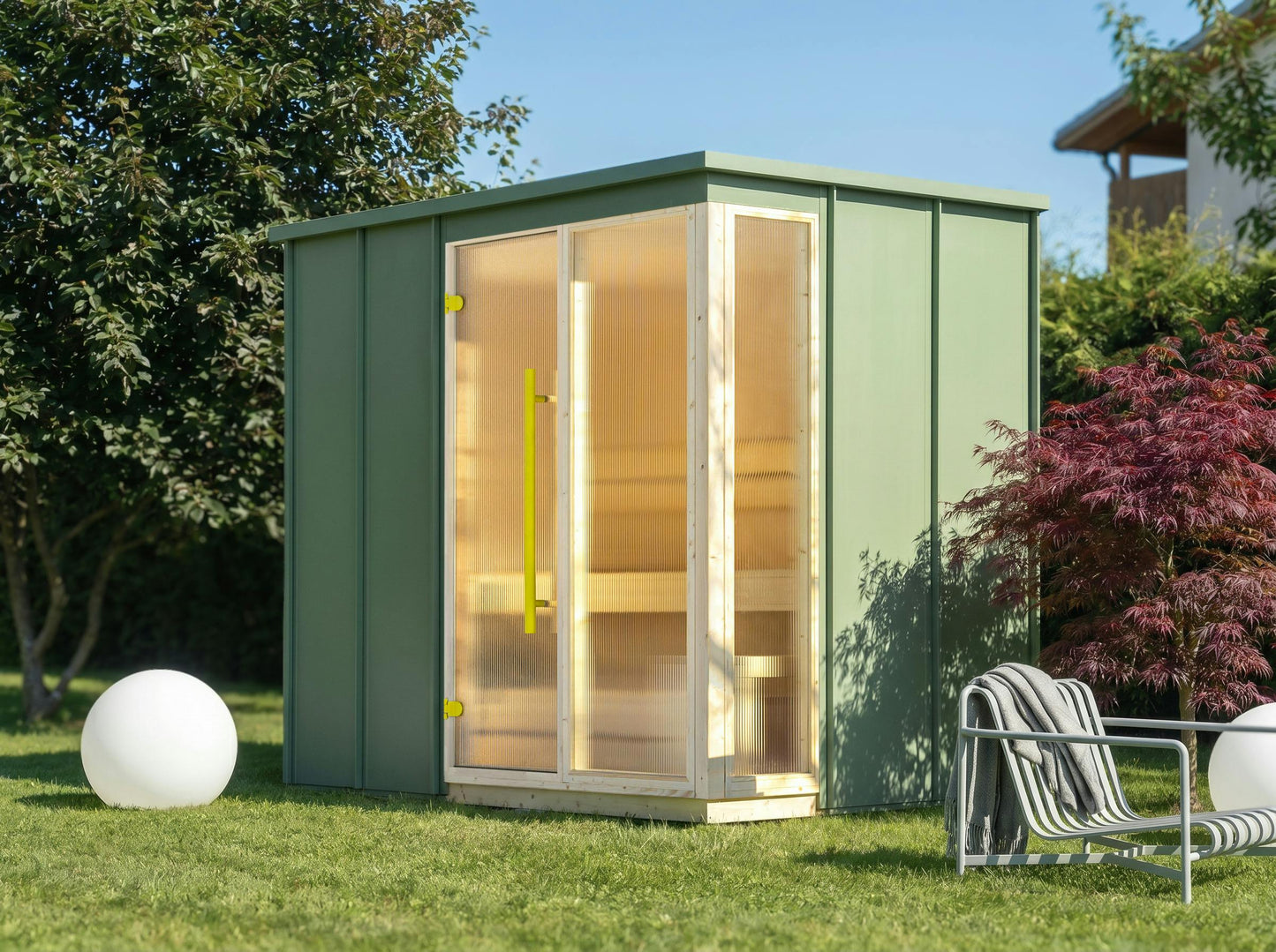 Polhus Sauna Alvar 3.5m² – Modern Garden Sauna 2-4p