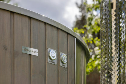 Polar Spa hot tub stainless steel finish detail