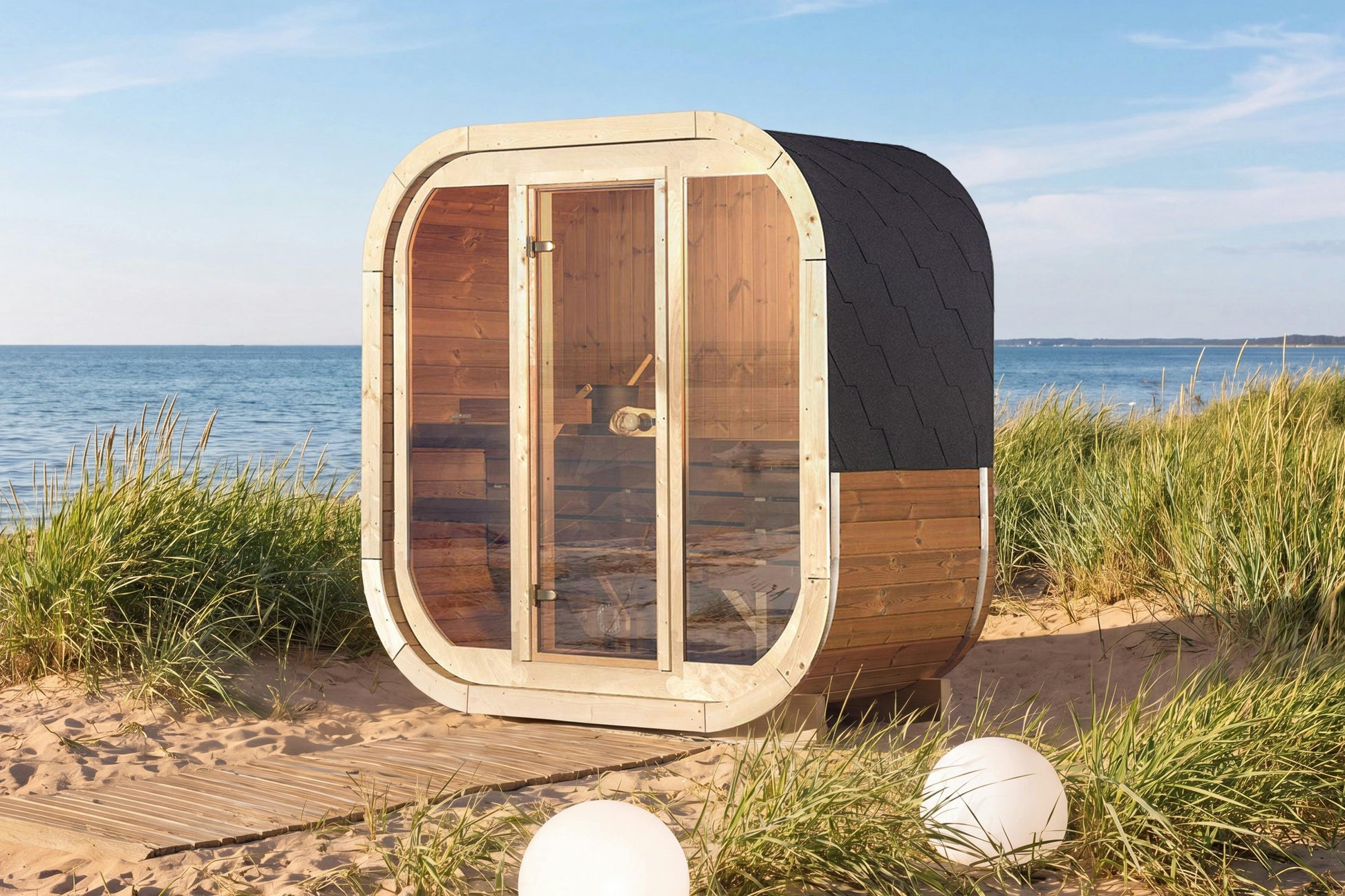 Sauna Narvik Compact 2.2m2 ThermoWood Outdoor Sauna