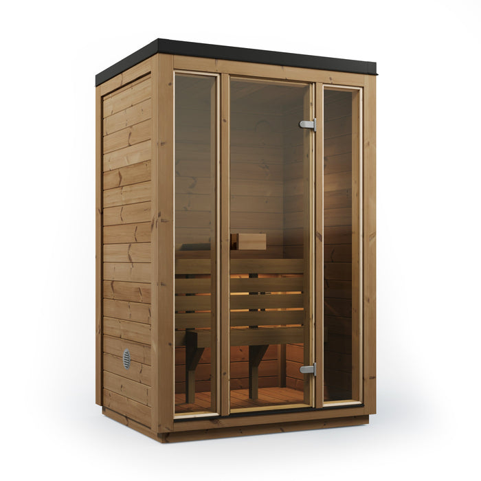 SaunaSupply Ella Cube Thermowood Sauna - 2 person