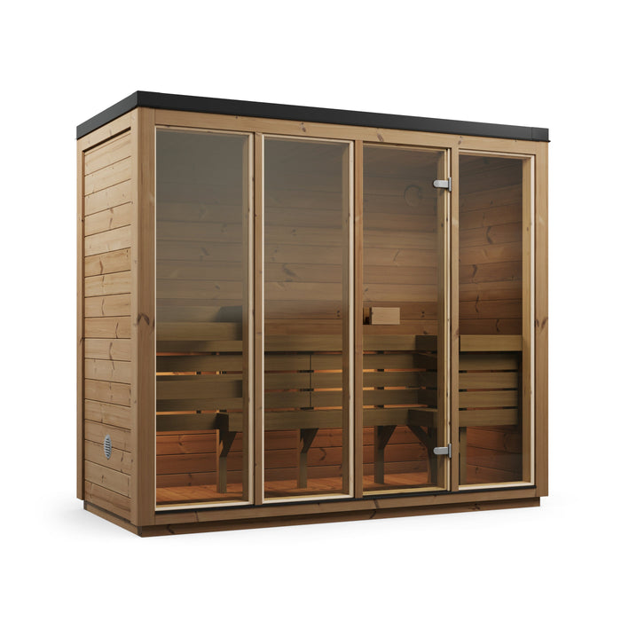 SaunaSupply Ella III Cube Thermowood Sauna - 4 person