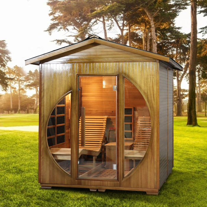 SAUNAONES® Far Infrared Outdoor Harmony Sauna Room