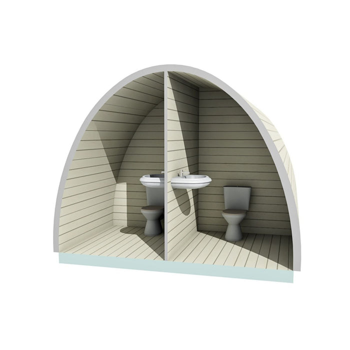 Dual Standalone Washroom Pod