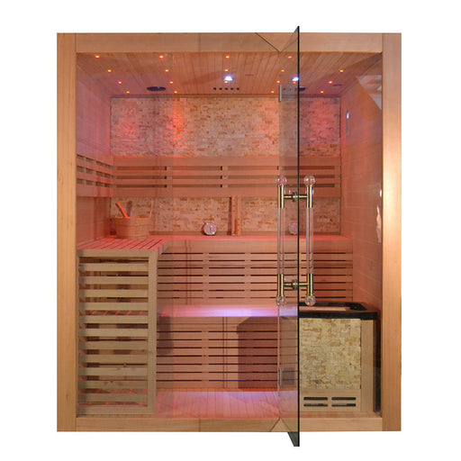 SAUNAONES® Include Therapy Wood Traditional Steam Sauna Modern Relax 7