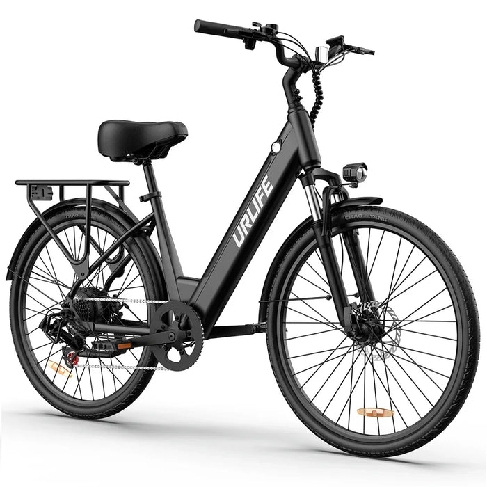 URLIFE E26 36V 250W Electric Bike with 26-inch Tires and 80KM Range