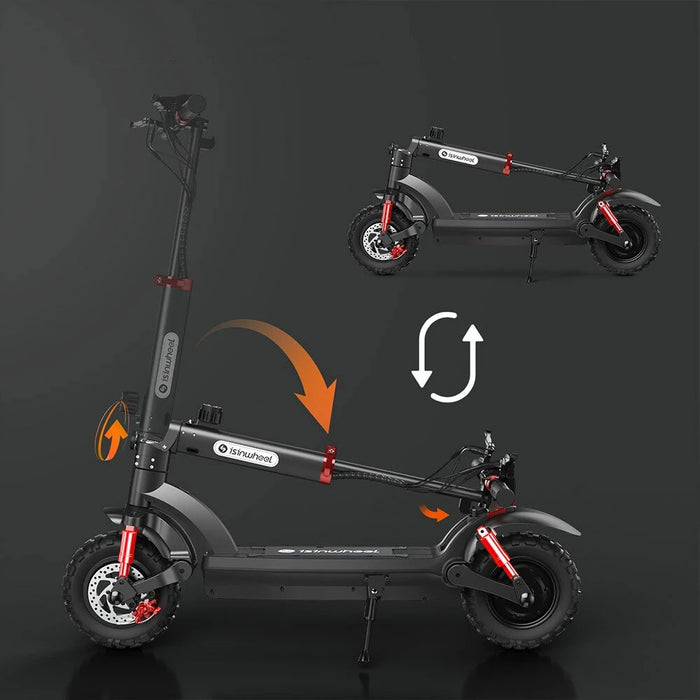 ISINWHEEL GT2 Electric Scooter 48V 800W Motor 11in Folding Black