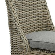 Amalfi Collection outdoor dining chair side view