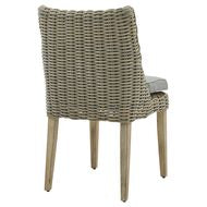 Amalfi Collection outdoor dining chair cushion detail