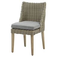 Amalfi Collection Outdoor Dining Chair wicker weave