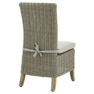 Capri Collection outdoor dining chair acacia feet
