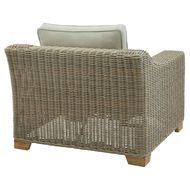 Capri Collection outdoor armchair acacia wood feet