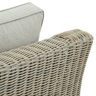 Capri Collection outdoor armchair cushion detail