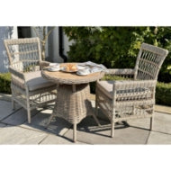 Provence Collection outdoor dining chair detail view