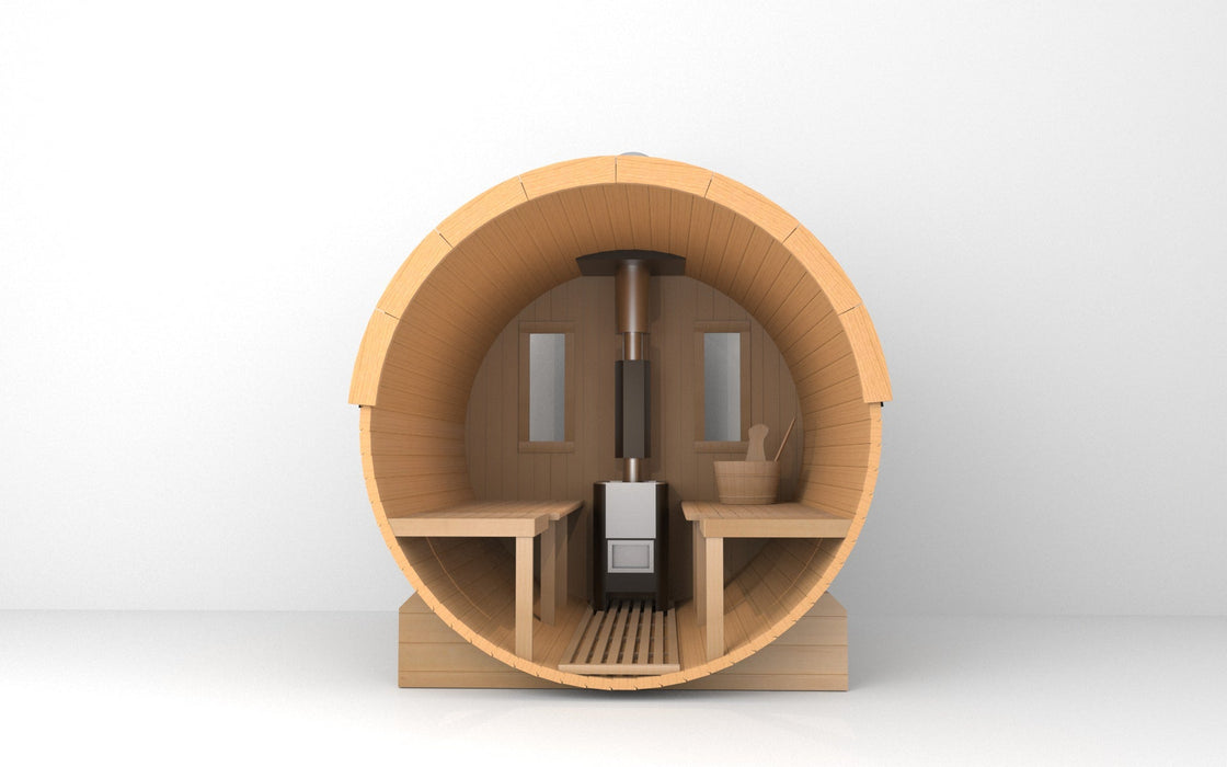 SAUNAONES® Barrel Sauna Serenity Nature Air 1