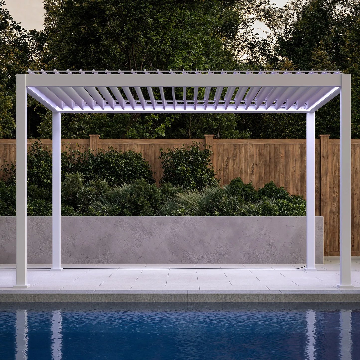 Motion Pergola — 10'×13' | White