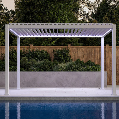 Motion Pergola — 10'×13' | White