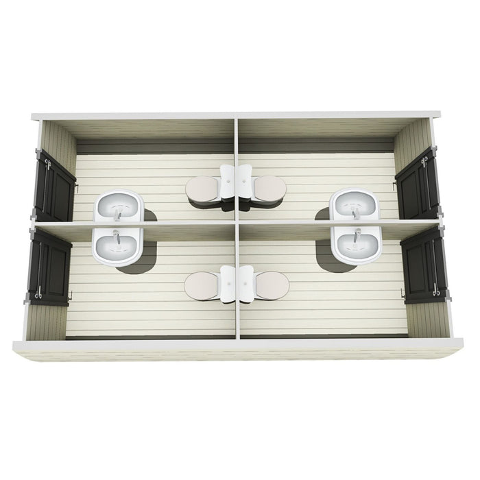 Dual Standalone Washroom Pod