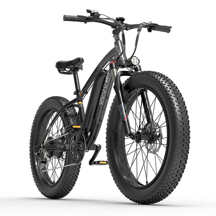 GOGOBEST GF600 48V 1000W Electric Bicycle 26inch, 13Ah Battery, 110km Range – Black
