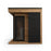 SaunaSupply AAPO Thermowood Outdoor Sauna & Shower (with roofing material) - 4 Person