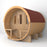 SAUNAONES® Barrel Sauna Serenity Nature Air 1