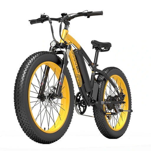 GOGOBEST GF600 48V 1000W Electric Bicycle 26inch, 13Ah Battery, 110km Range – Black