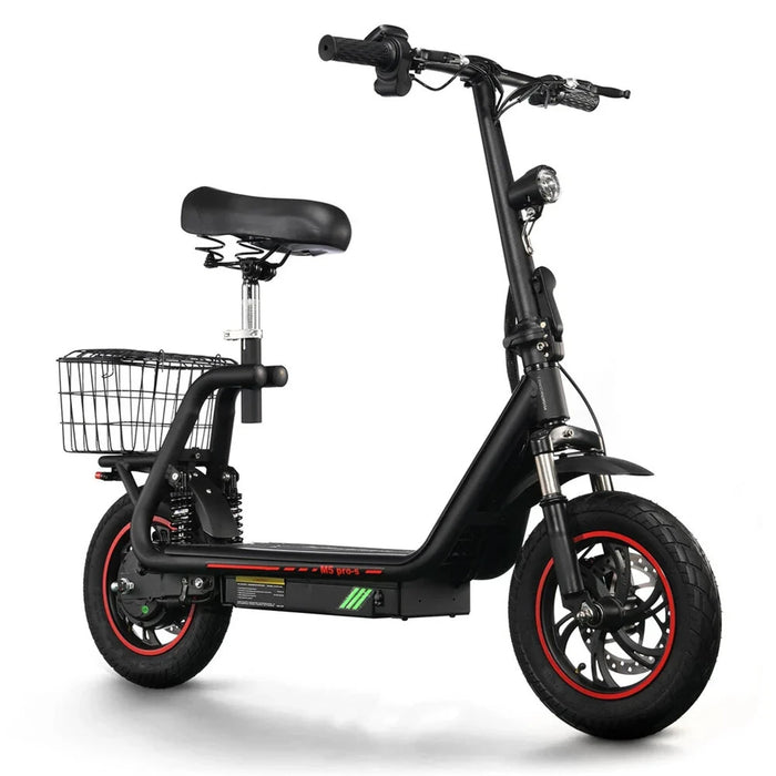 [UK DIRECT] TWOFISH M5 PRO-S Electric Scooter 48V 13Ah Battery 500W Motor Recommended Top Speed 25KM/H 12inch Pneumatic Tires 30KM Max Mileage 120KG Max Load Folding E-Scooter