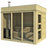 4 Person Traditional Outdoor Sauna Cube